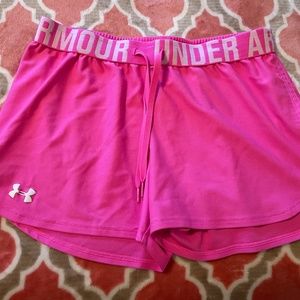 Pink Underarmour Shorts